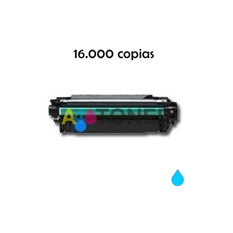 Toner CE341A compatible alternativo a HP CE341A 651A