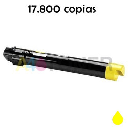Toner Xerox phaser 7500 amarillo compatible a Xerox 106R01438