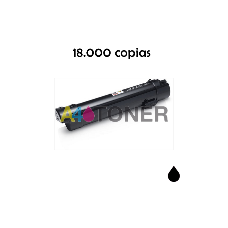 Toner Dell C5765 negro compatible con DELL 593BBCR