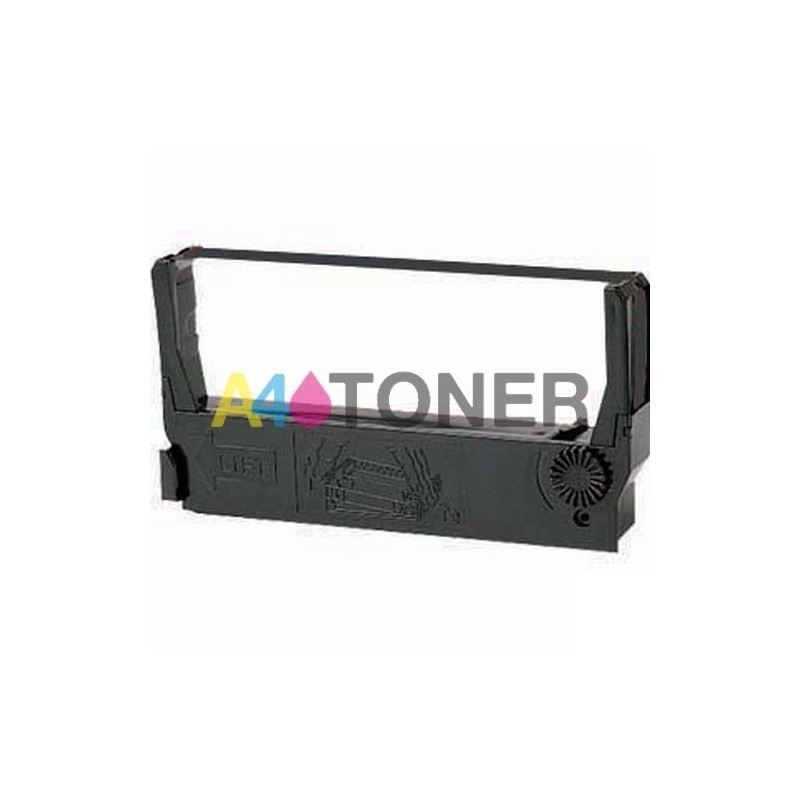 Cinta matricial nylon ERC23 negro/rojo compatible con Epson C43S015360