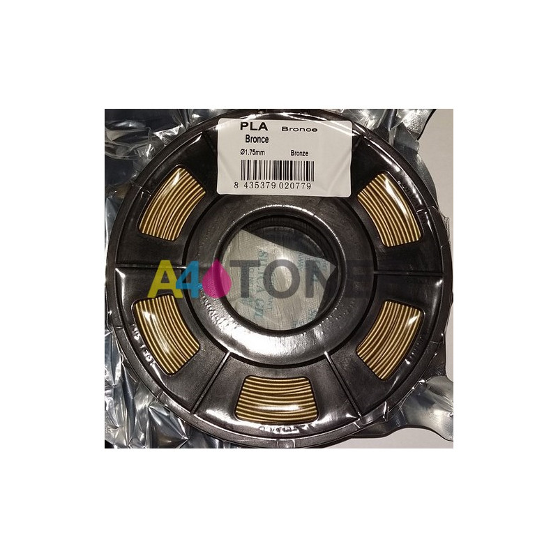 Bobina filamento 3D PLA Bronce 1.75mm