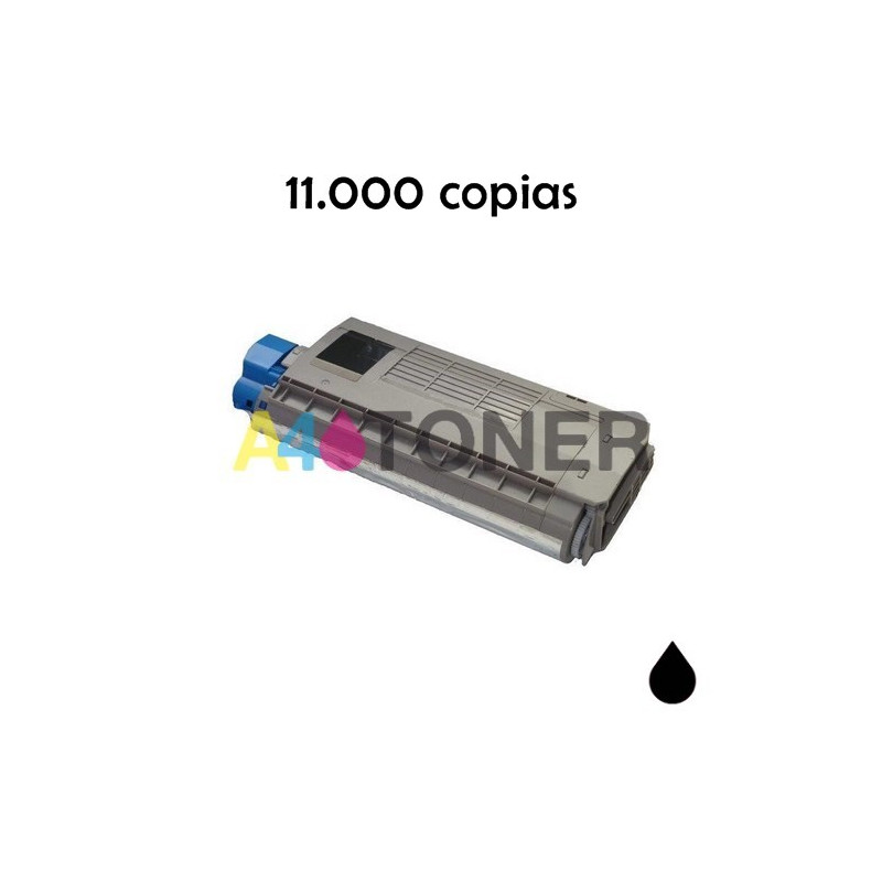 ES3032 / ES7411 toner negro compatible reemplaza a OKI 44318620