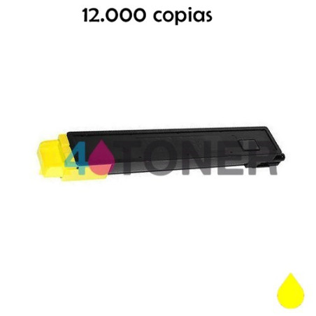 Toner compatible Kyocera TK8325 / TK-8325 / TK 8325 amarillo alternativo a Kyocera 1T02NPANL0