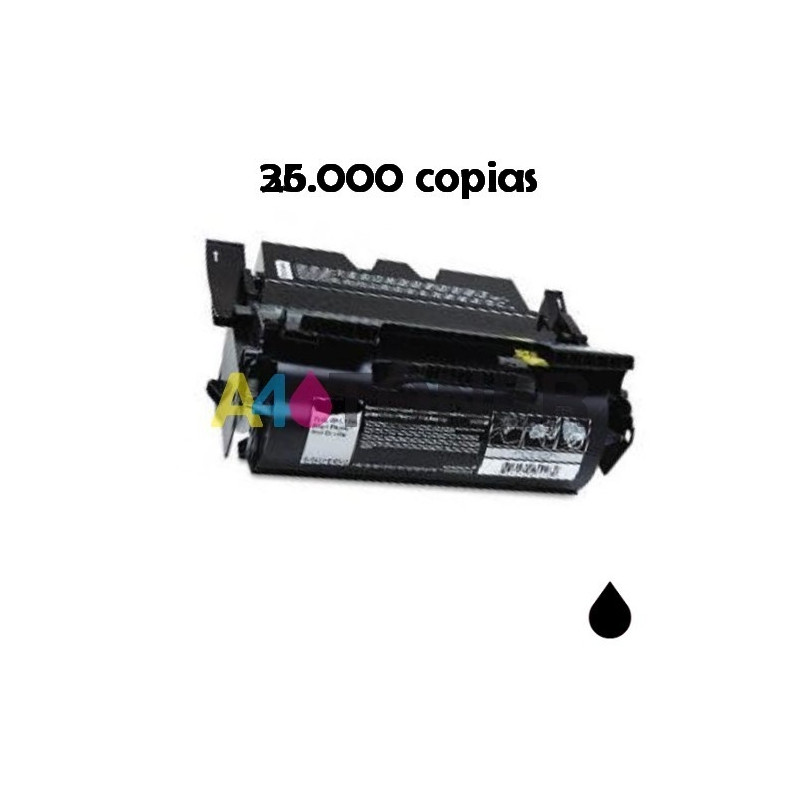 Toner compatible X654 / X656 / X658 con Lexmark 0X654X11E