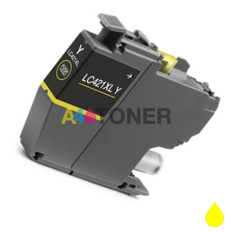 Brother LC421XLY amarillo cartucho compatible