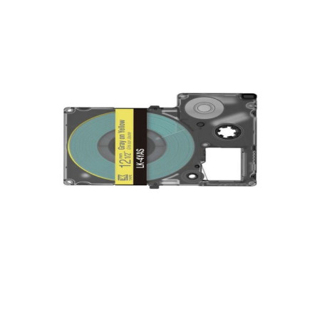 Epson C53S672104 (LK-4YAS) amarillo-gris 12mm*8m etiquetas colour compatibles