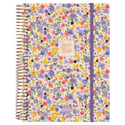 636250526 FINOCAM AGENDA ESPIRAL 18 MESES E10 2DP CIERRE C/GOMA TAPA PP GIRL 2025-2026