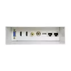 A127-0340 AISENS CAJA DE CONEXIONES VGA - 2 HDMI - JACK 3.5 - RCA - 1 USB - 2 RJ45