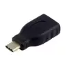 A108-0323 AISENS ADAPTADOR USB 3.1 GEN1 5GBPS 3A TIPO USB-C/M - A/H NEGRO