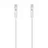 A145-0595 AISENS CABLE DE RED LATIGUILLO RJ45 LSZH CAT.6 UTP AWG24 BLANCO 1