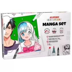 AR001088 ALPINO ROTULADORES MANGA SET COLOR EXPERIENCE ESTUCHE 14 UD + LÁMINAS + GUÍA