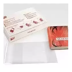 16908 APLI FORRO DE LIBROS CON SOLAPA AJUSTABLE 295MM PVC 130 MICRAS CAJA 100 UD