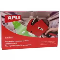 101418 APLI ETIQUETADORA PRECIOS 1 LÍNEA PARA ETIQUETAS 8 CARACTERES