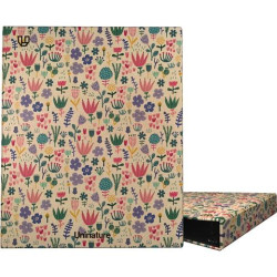 07324704 GRAFOPLÁS CARPETA ANILLAS MIXTAS 4X25 A4 KRAFT Y CARTÓN RECICLADO UNINATURE HOLANDA