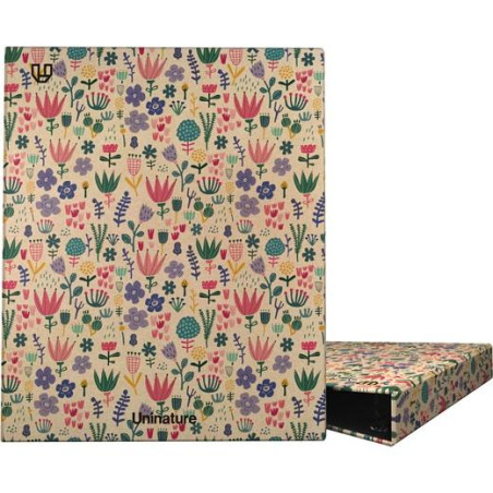 07324704 GRAFOPLÁS CARPETA ANILLAS MIXTAS 4X25 A4 KRAFT Y CARTÓN RECICLADO UNINATURE HOLANDA