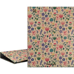 88202004 GRAFOPLÁS CARPETA ANILLAS 4X20 A5 KRAFT Y CARTÓN RECICLADO UNINATURE HOLANDA