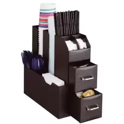 CD901 NE ARCHIVO 2000 ORGANIZADOR LA HORA DEL CAFÉ CON 2 CAJONES PARA ALMACENAJE DE CÁPSULAS Y COMPARTIMENTOS INDEPENDIENTES