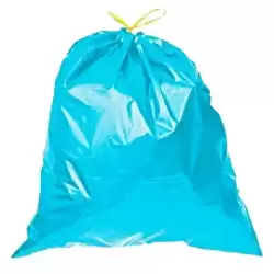 4064 BOLSA DE BASURA AUTOCIERRE G80 30L 55X60 ELIO AZUL -ROLLO 15UD-