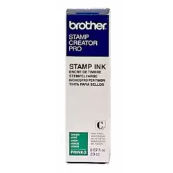 PRINKG BROTHER TINTA PARA REENTINTADO VERDE 20CC (UNIDAD)