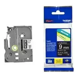 TZE325 BROTHER CINTA ROTULADORA LAMINADA TEXTO BLANCO SOBRE NEGRO - 9MMX8M