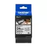 TZESE5 BROTHER CINTA ROTULADORA LAMINADA DE SEGURIDAD TEXTO NEGRO SOBRE BLANCO - 24MMX8M