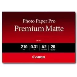 8657B017 CANON PAPEL FOTOGRAFICO PM-101 A2 PRO PREMIUM MATTE 210GR. (20 HOJAS)