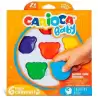 42956 CARIOCA CERAS TEDDY 1+ CON FORMA DE OSITO COLORES SURTIDOS ESTUCHE 6 UD