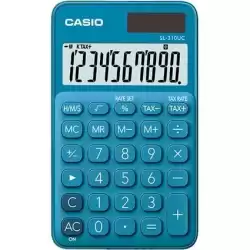 SL-310UC-BU CASIO CALCULADORA DE OFICINA SL-310UC-BU 10 DÍGITOS AZUL