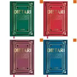 11157-2026 DOHE DIETARIO CUARTO 15X21CM DP CARTÓN GELTEX C/SURTIDOS 2026 CATALÁN