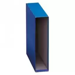 09080 DOHE FUNDA ARCHIVADOR FOLIO LOMO ANCHO AZUL