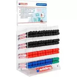 4-70660 EDDING MARCADOR PIZARRA BLANCA E-660 GAMA COLORES BÁSICOS SURTIDOS EXPOSITOR 96 UD
