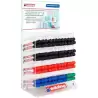 4-70660 EDDING MARCADOR PIZARRA BLANCA E-660 GAMA COLORES BÁSICOS SURTIDOS EXPOSITOR 96 UD