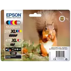 C13T379D4010 EPSON MULTIPACK 6-COLOURS 478XL CLARIA PHOTO HD INK