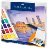 169748 FABER CASTELL ACUARELAS EN PASTILLAS CREATIVE STUDIO COLORES SURTIDOS ESTUCHE 48 UD
