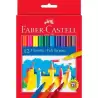 554201 FABER CASTELL ROTULADORES STANDARD COLORES SURTIDOS ESTUCHE 12 UD