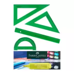 65021/66021 FABER CASTELL JUEGO ESCOLAR DE REGLAS CON HORARIO