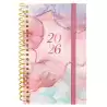 742202626 FINOCAM AGENDA ESPIRAL DESIGN COLLECTION E3-79X127MM SVH TAPA PP GOLDY 2026
