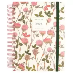 770110126 FINOCAM AGENDA ESPIRAL MONIQUILLA E10-155X212MM 1DP TAPA DURA AMAPOLA 2026