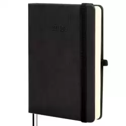 881786026 FINOCAM AGENDA MÍNIMAL TEXTURA M4-118X168MM 1DP TAPA DURA NEGRO 2026