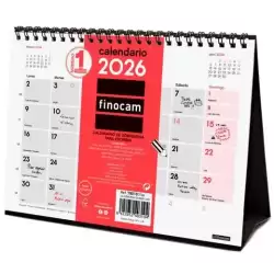 780100026 FINOCAM CALENDARIO DE SOBREMESA PARA ESCRIBIR S-210X150MM MV NEUTRO 2026