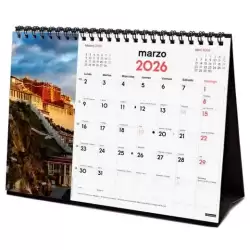 780324126 FINOCAM CALENDARIO DE SOBREMESA PARA ESCRIBIR S-210X150MM MV IMÁGENES MARAVILLAS DEL MUNDO 2026