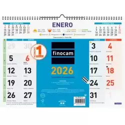 781400026 FINOCAM CALENDARIO DE PARED MIXTO L-430X310MM MV COLOR 2026