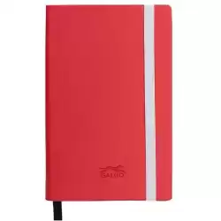 16270751 GALGO CUADERNO DE NOTAS GALGO A6 80H LISO TAPA DURA ROJO
