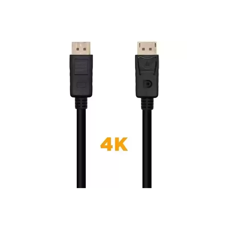 A124-0388 AISENS CABLE DISPLAYPORT V1.2 4K@60HZ DP/M - DP/M NEGRO 10
