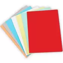 400040551 GIO SUBCARPETA SIMPLE CARTULINA A4 180GR ROJO PASTEL -PACK DE 50U-