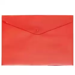 4871251 GRAFOPLÁS SOBRE BROCHE ECOPLÁS FOLIO POLIPROPILENO TRANSLÚCIDO ROJO