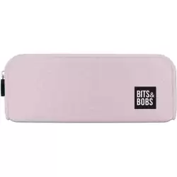 37547285 GRAFOPLÁS PORTATODO DE SILICONA BITS&BOBS ROSA PASTEL GLITTER