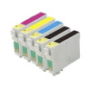 Multipack 5 cartuchos de tinta  Alternativo EPSON NEGRO (X2) / CIAN (X1) / MAGENTA (X1) / AMARILLO (X1) E711 (x2) / E712 (x1)...
