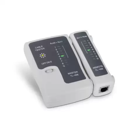 A142-0312 AISENS TESTEADOR PARA CABLE R11/RJ12/R45 BLANCO