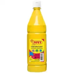 51102 JOVI TÉMPERA LÍQUIDA PAINT AMARILLO BOTELLA 1000ML